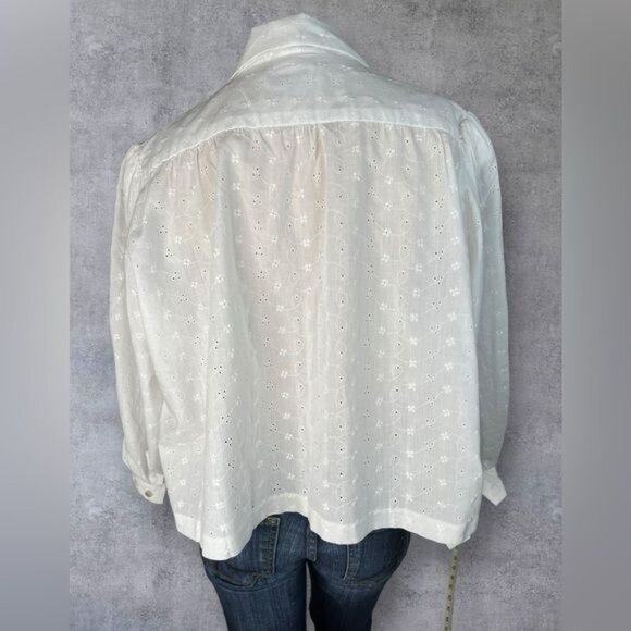 Vintage Chez California Eyelet Top - Picture 2 of 3